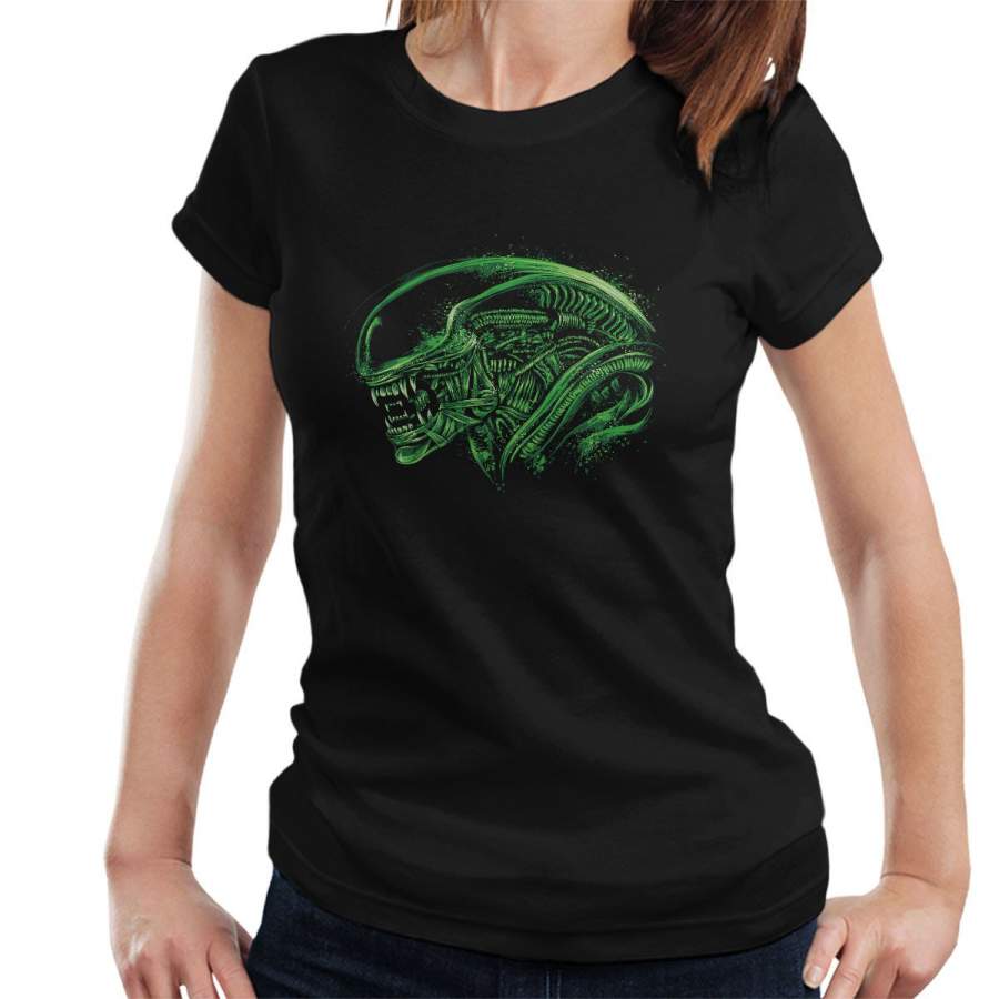Aliens Space Nightmare Women’s T-Shirt