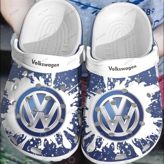 Volkswagen Gift , Volkswagen Crocs For Men And Women Rubber Crocs Crocband Clogs, Comfy Footwear