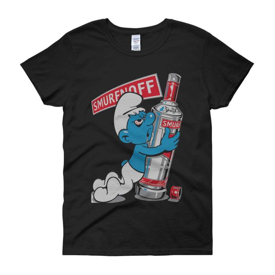 Smurfnoff Funny Cool Swag Drunk Women’S T Shirt T-Shirt