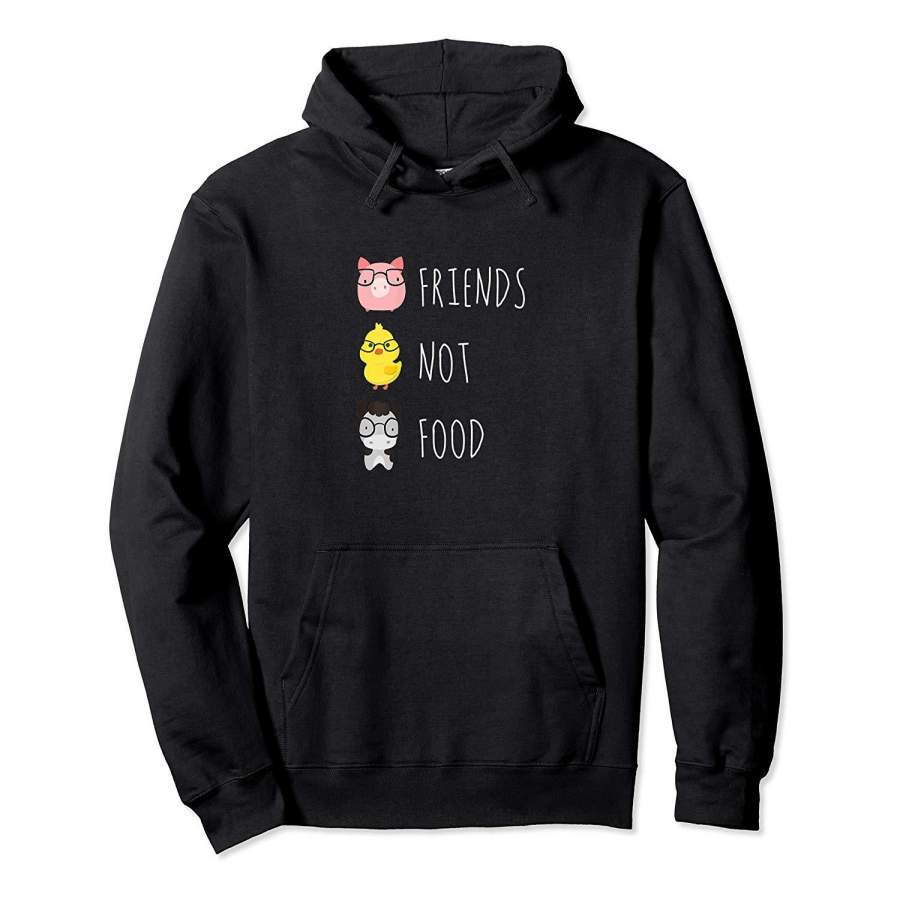 Womens Animals Are Friends Not Food Vegan Food Lifestyle Tshirt Hoodie Premium Tee