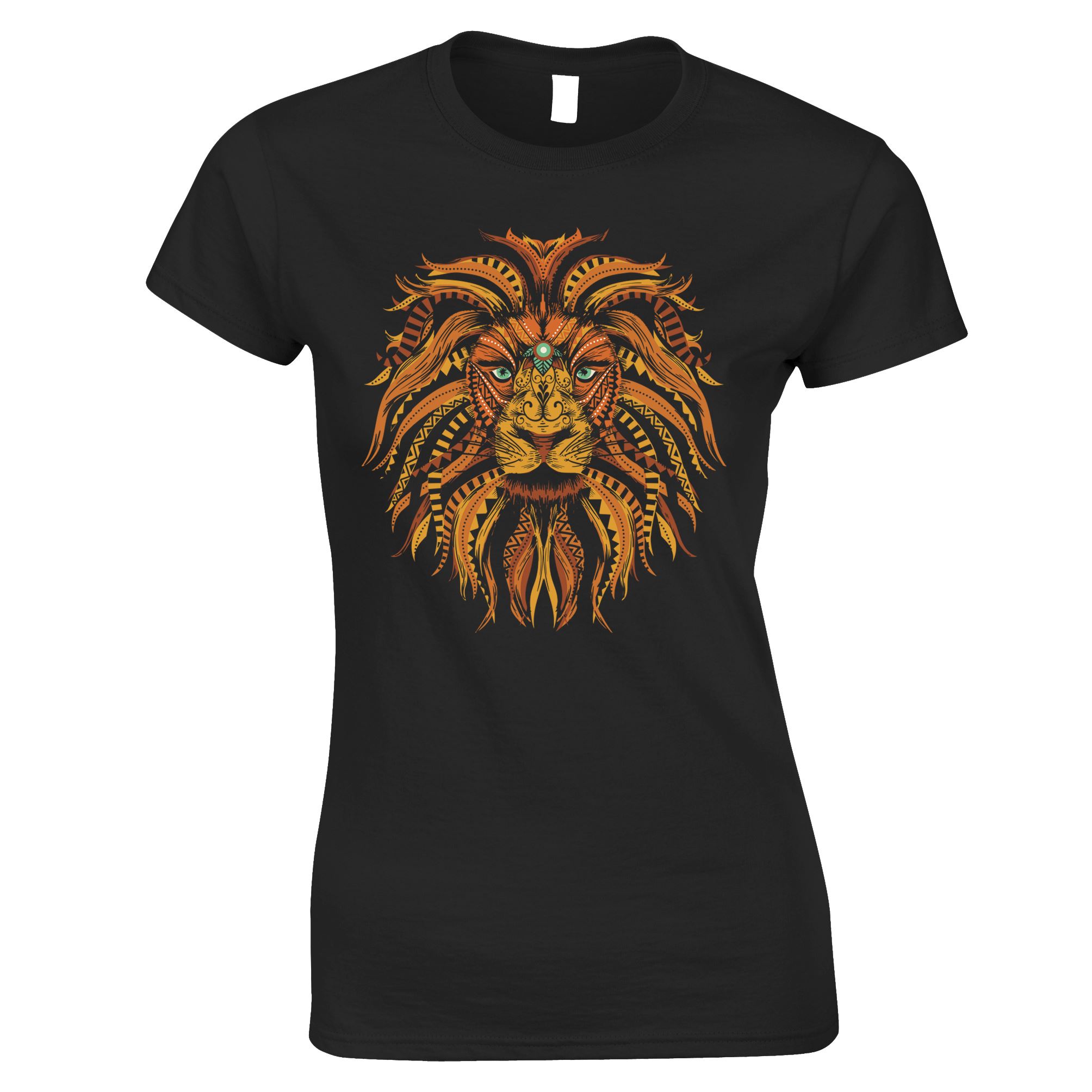 Spiritual Lion Womens T Shirt