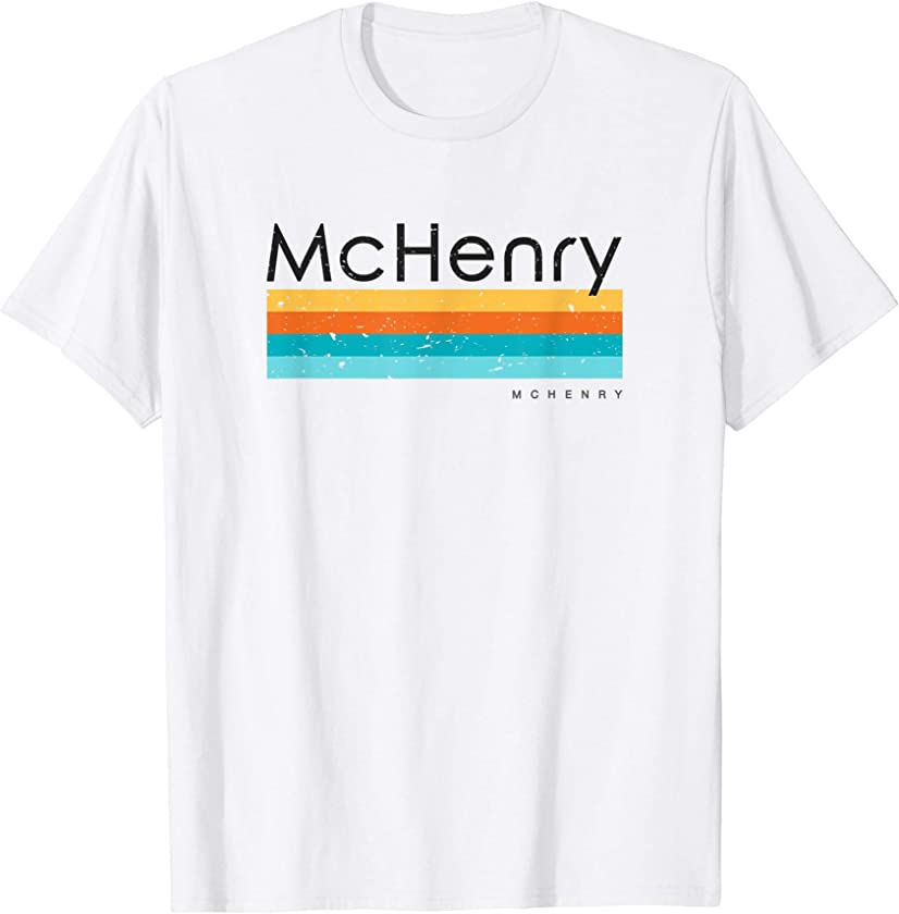 Vintage McHenry Retro Design T-shirt