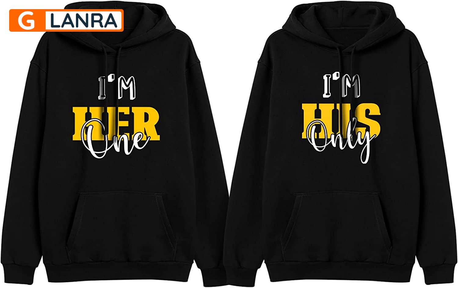 I’M Her One I’M His Only Hoodie, Couple Hoodie, Matching Couple Hoodie, Husband Wife Hoodie, Unisex Sweater, Sweatshirt