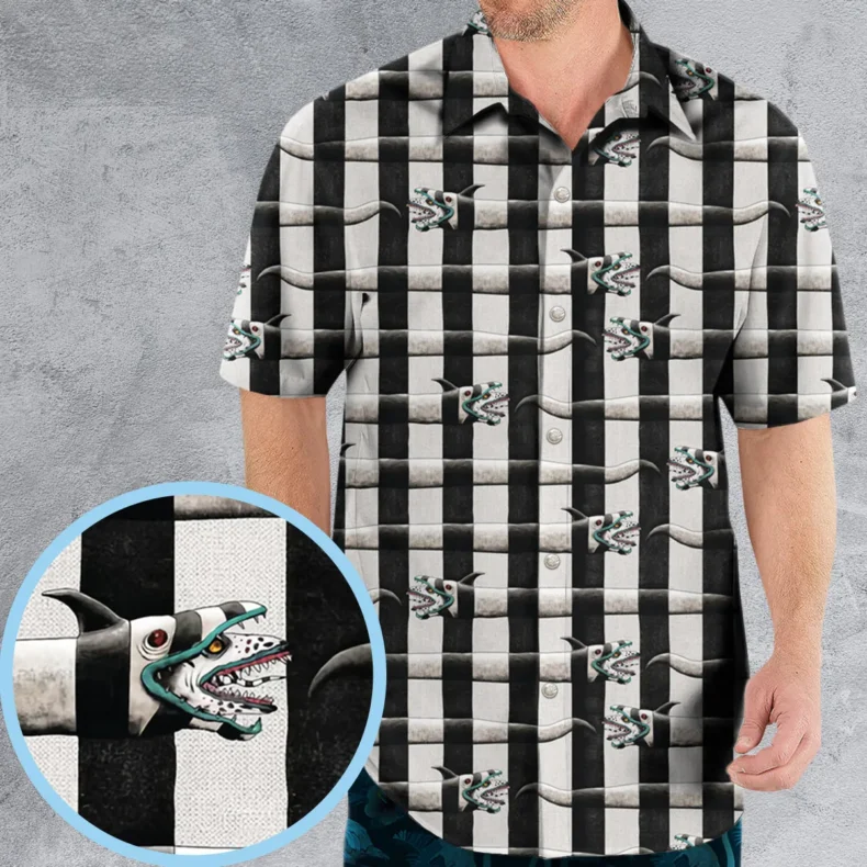 Sandworm Beetlejuice Hawaiian Shirt