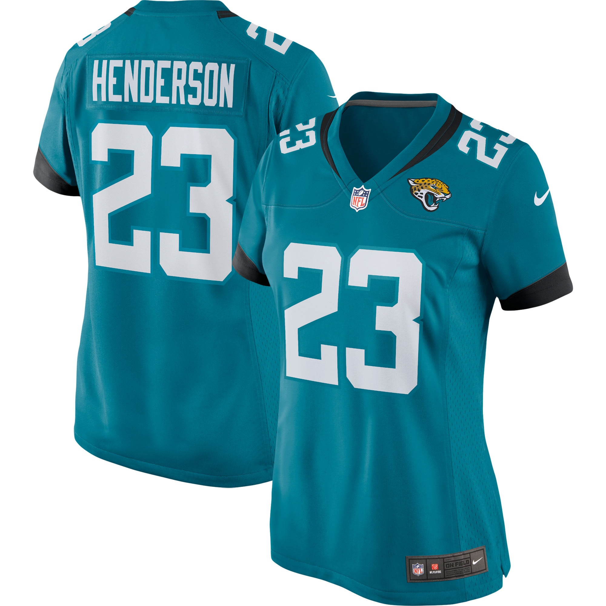 Cj Henderson Jacksonville Jaguars Womens Player Game Team Jersey – Teal NFL