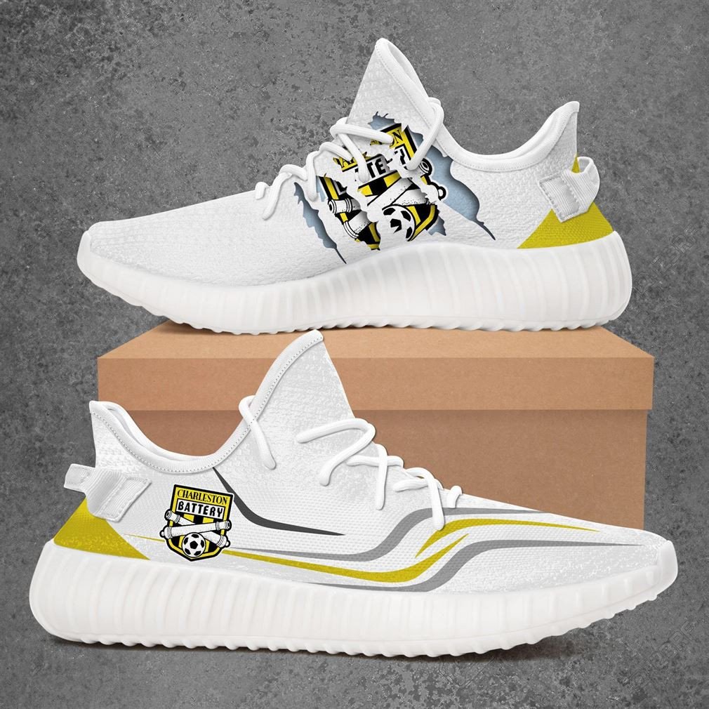 Charleston Battery Usl Championship Sport Teams Yeezy Sneakers Shoes Art 1671