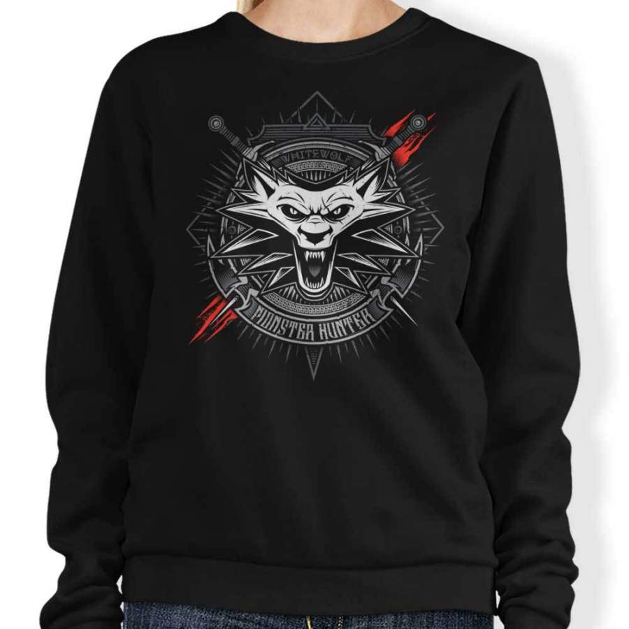 White Wolf Monster Hunter – Sweatshirt