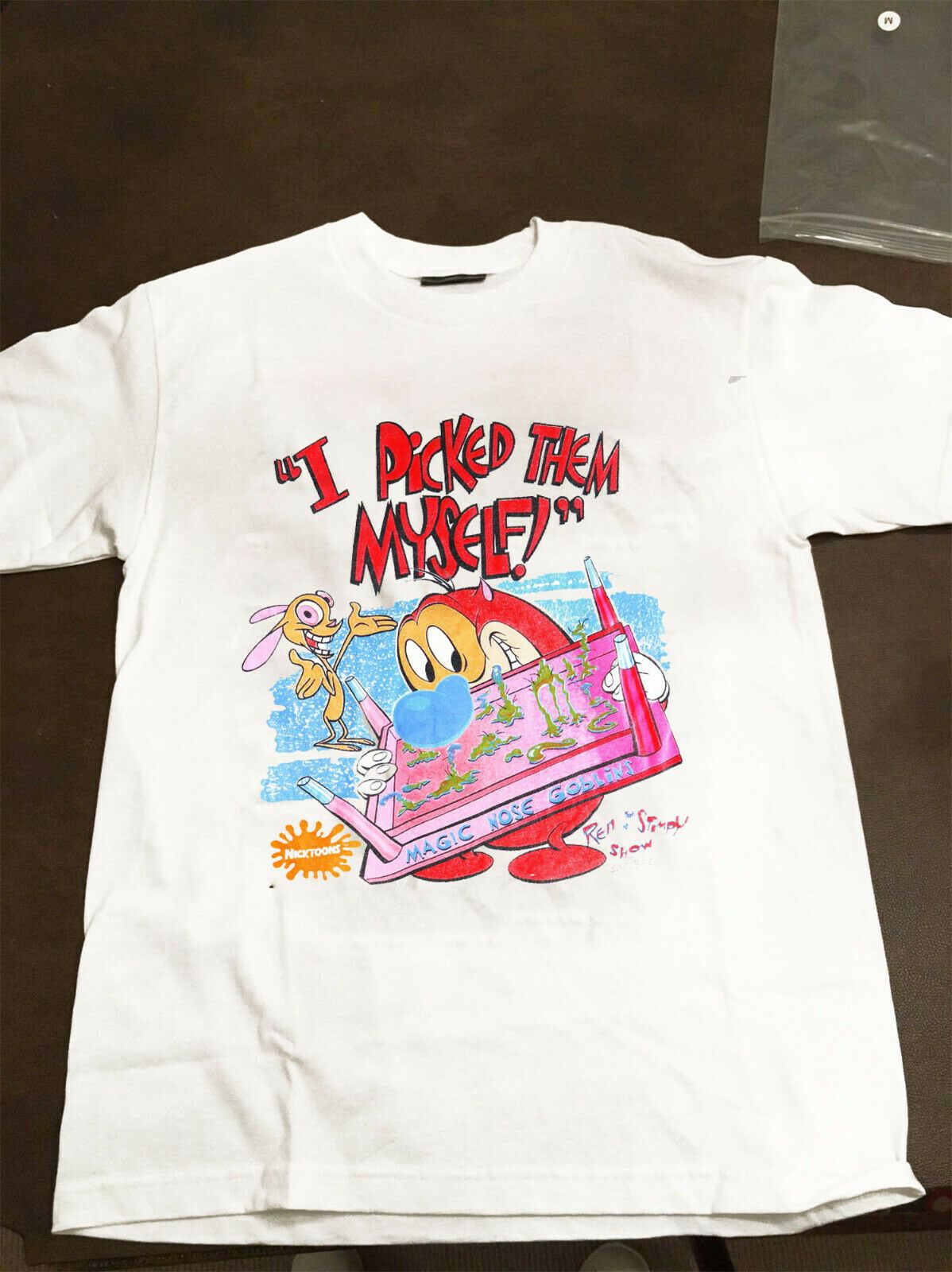 Vintage 1992 Ren & Stimpy I Picked Them Myself T-Shirt Gildan