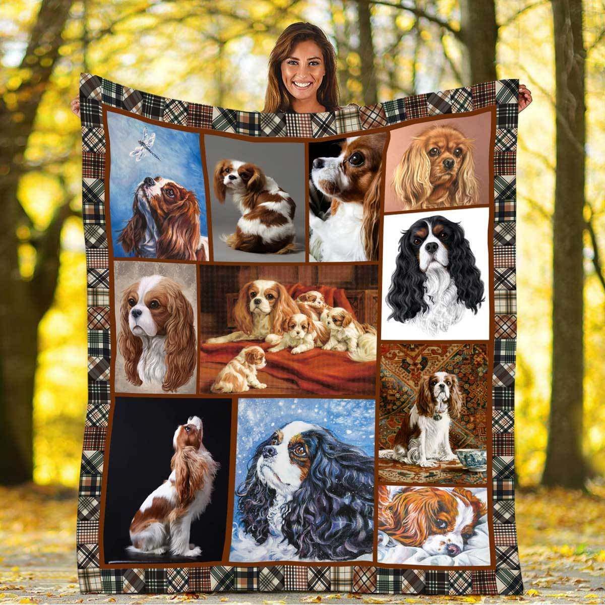 Dogs Lovely Puppy Quilt Blanket