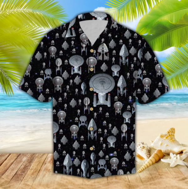 Spaceship Hawaii Shirt For Men And Women Ha39432