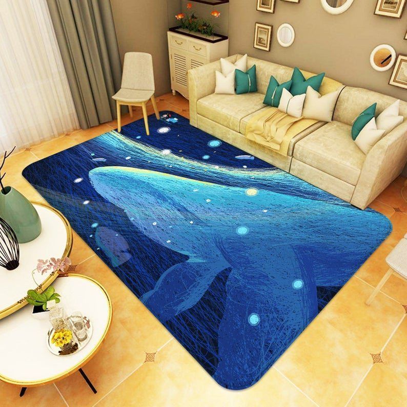 Blue Whale Rug