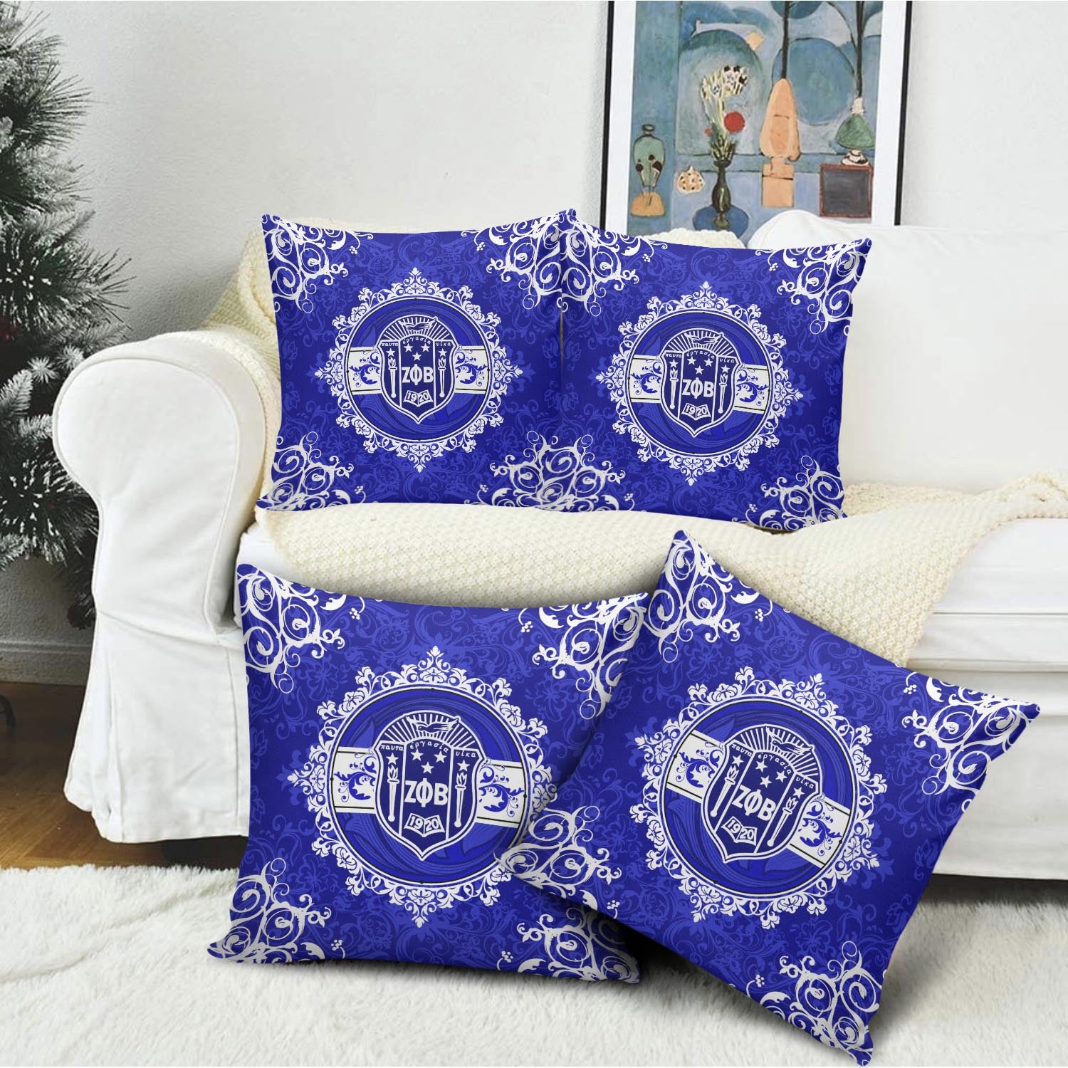 Zeta Phi Beta Sorority 1920 Pillow Case