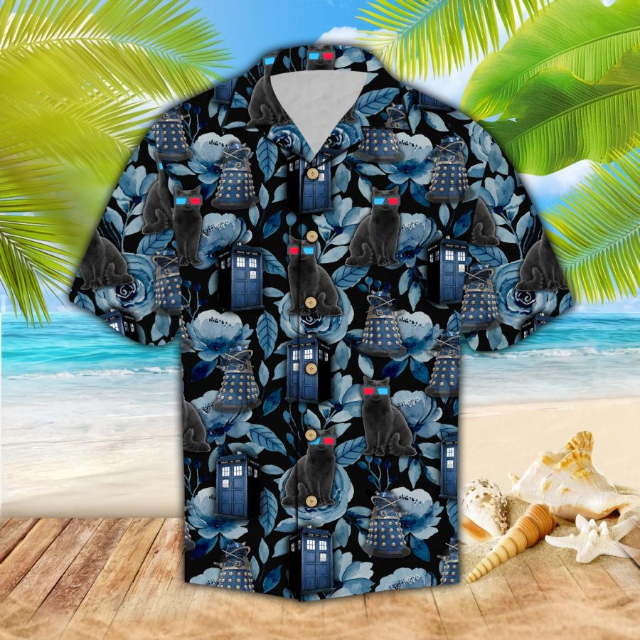 Cat Glasses Hawaiian Shirt Ha109601