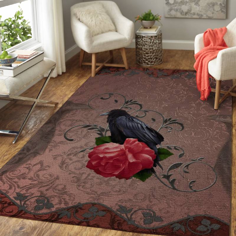 The crow – Animals Area Rug Carpet