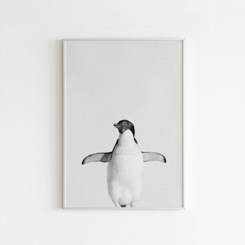 Penguin Print, Penguin Wall Art, Penguin Poster, Penguin Pictures,  Penguin Poster