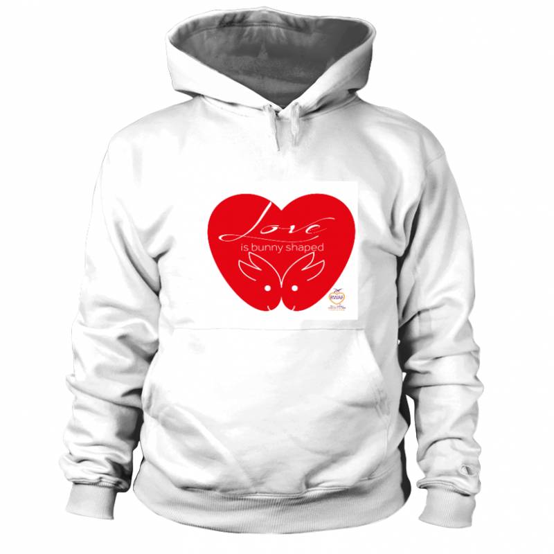 Love is bunny shaped hoodie T shirts C-6XSS0