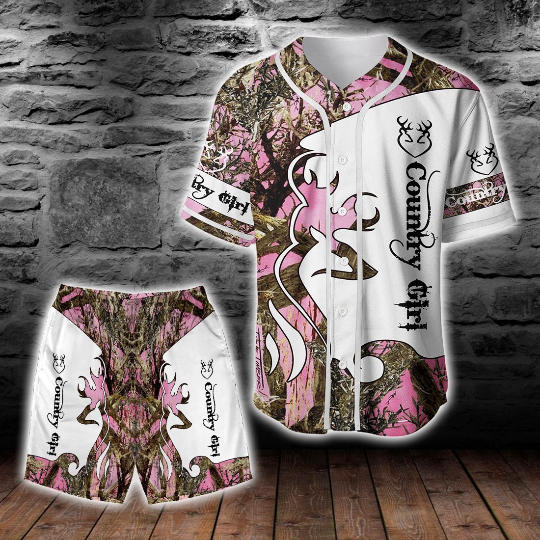 A Country Girl Combo Beach Shirt And Short All Over Print