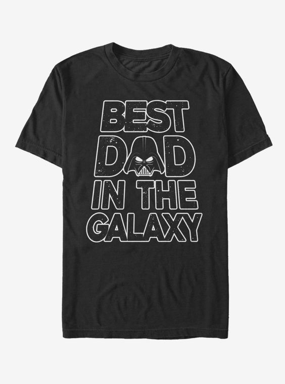 Best Dad Darth Vader Helmet T-shirt