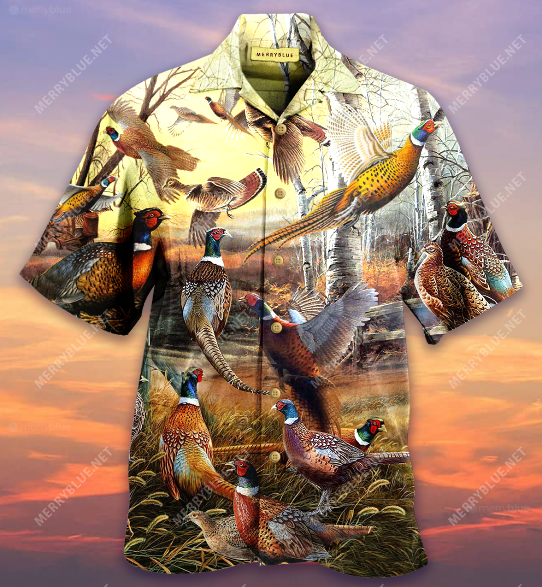 Time For Pheasant Hunting Unisex Hawaii Shirt Ha98706