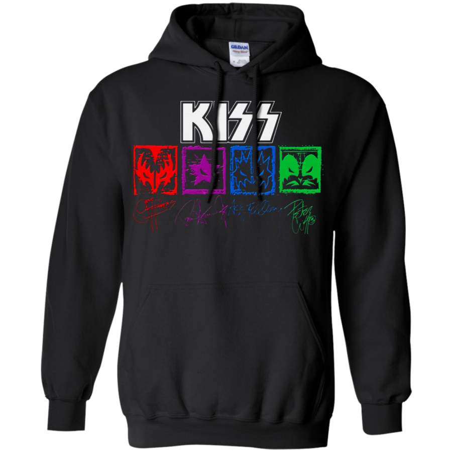 AGR KISS Paul Stanley Gene Simmons Tommy Thayer Eric Singer Hoodie