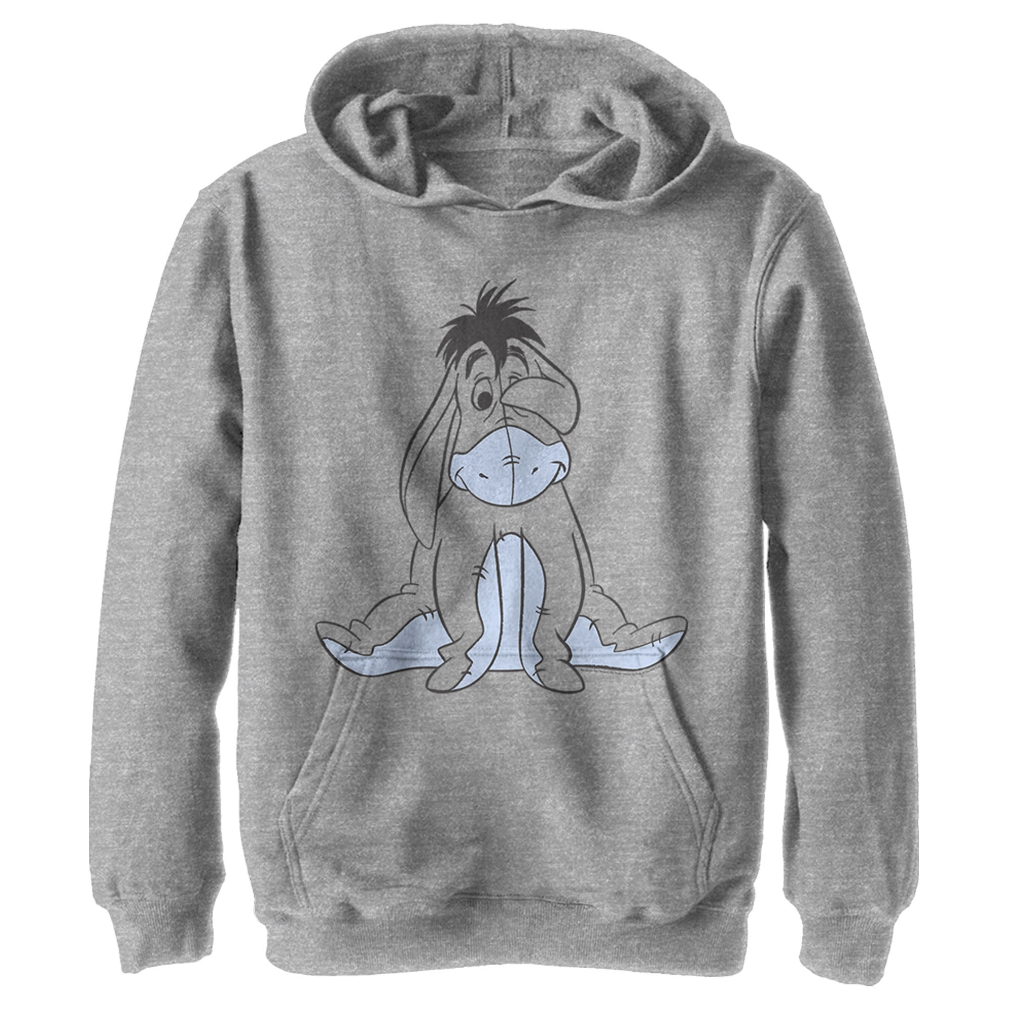 Boy’S Winnie The Pooh Shy Eeyore Outline Portrait Pull Over Hoodie