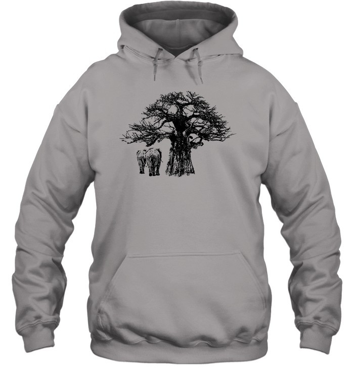 Baobab Baobab Tree And Elephants T Shirt