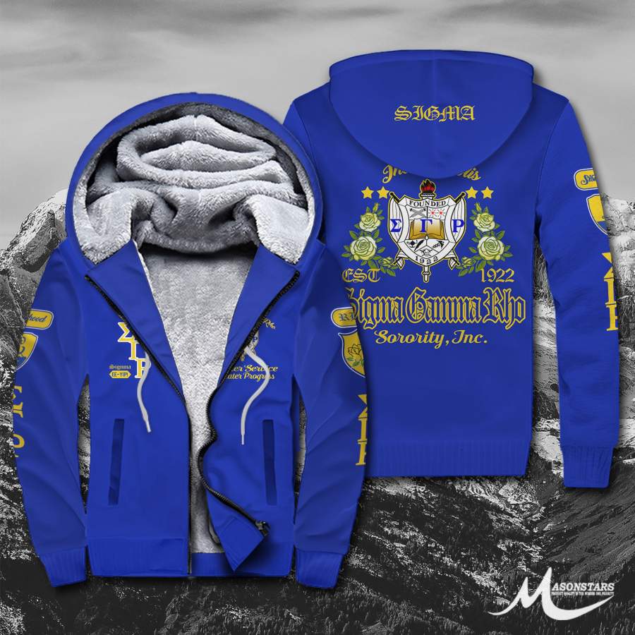 Sigma Gamma Rho Fleece Zip Hoodies 29102019