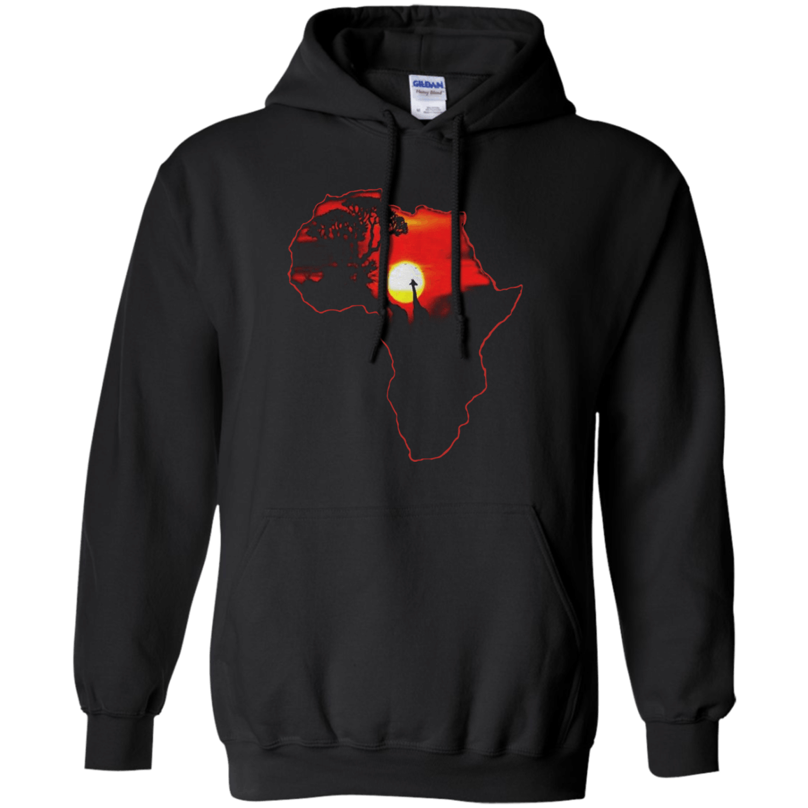 Africa Map Of Africa Tee South African Sunset Safari Hoodie