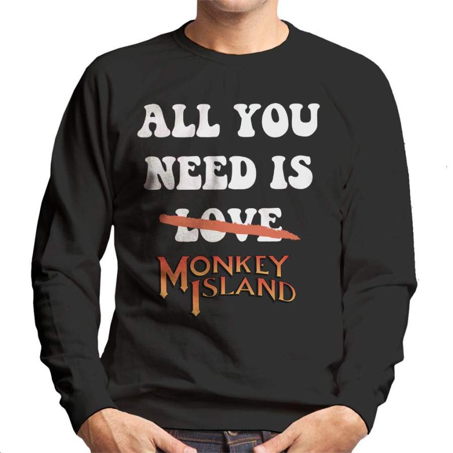 All You Need Is Monkey Island Men’s Sweatshirt