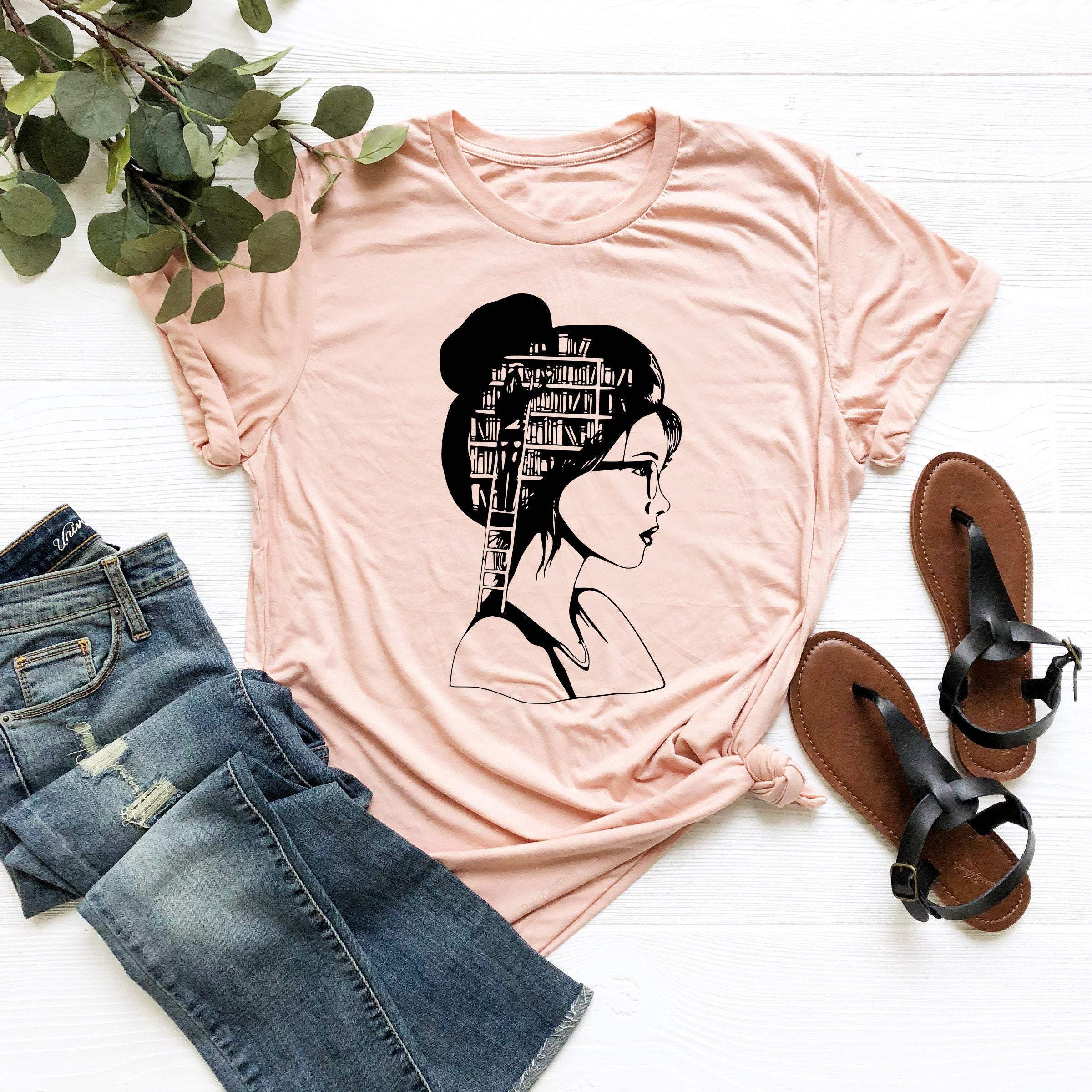 A Girl Who Loves Books Shirt, Book Lover Shirt, Reading Shirt, Strong Educated Women Shirt, Bookworm Shirt, Love Books, Book Nerd, Book Tee