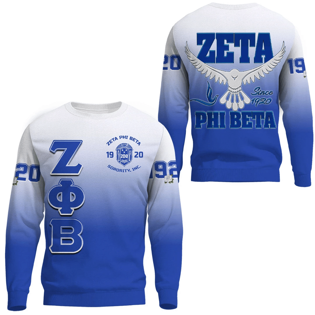 Sorority Sweatshirt – Zeta Phi Beta Gradient Sweatshirts