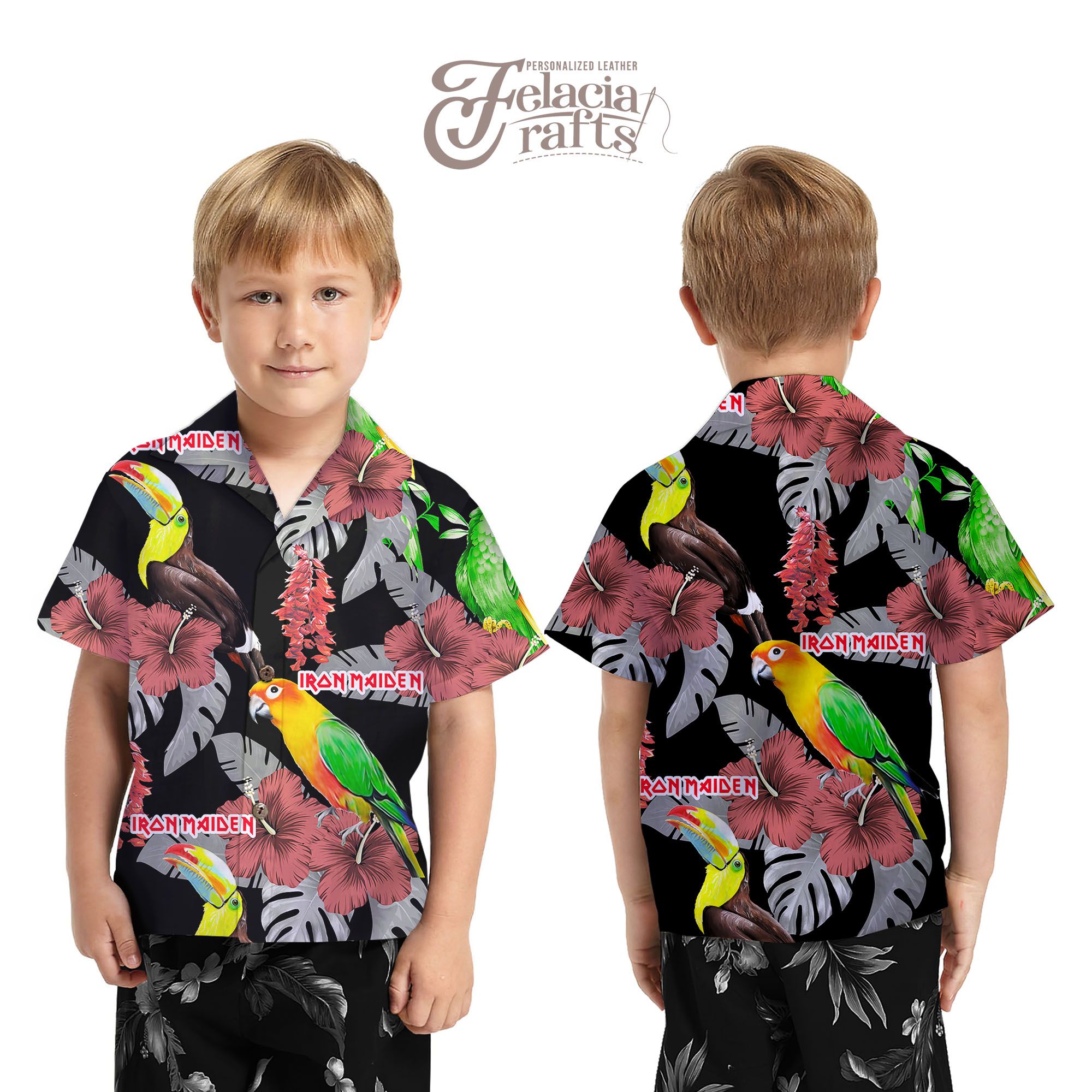 Felacia Shirt Iron Maiden Hawaiian Ha15316