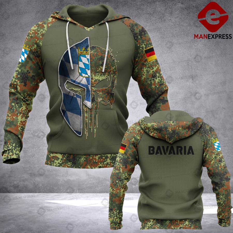 Spartan Bavaria – Germany Camo army Pns 3D printed hoodie NQA