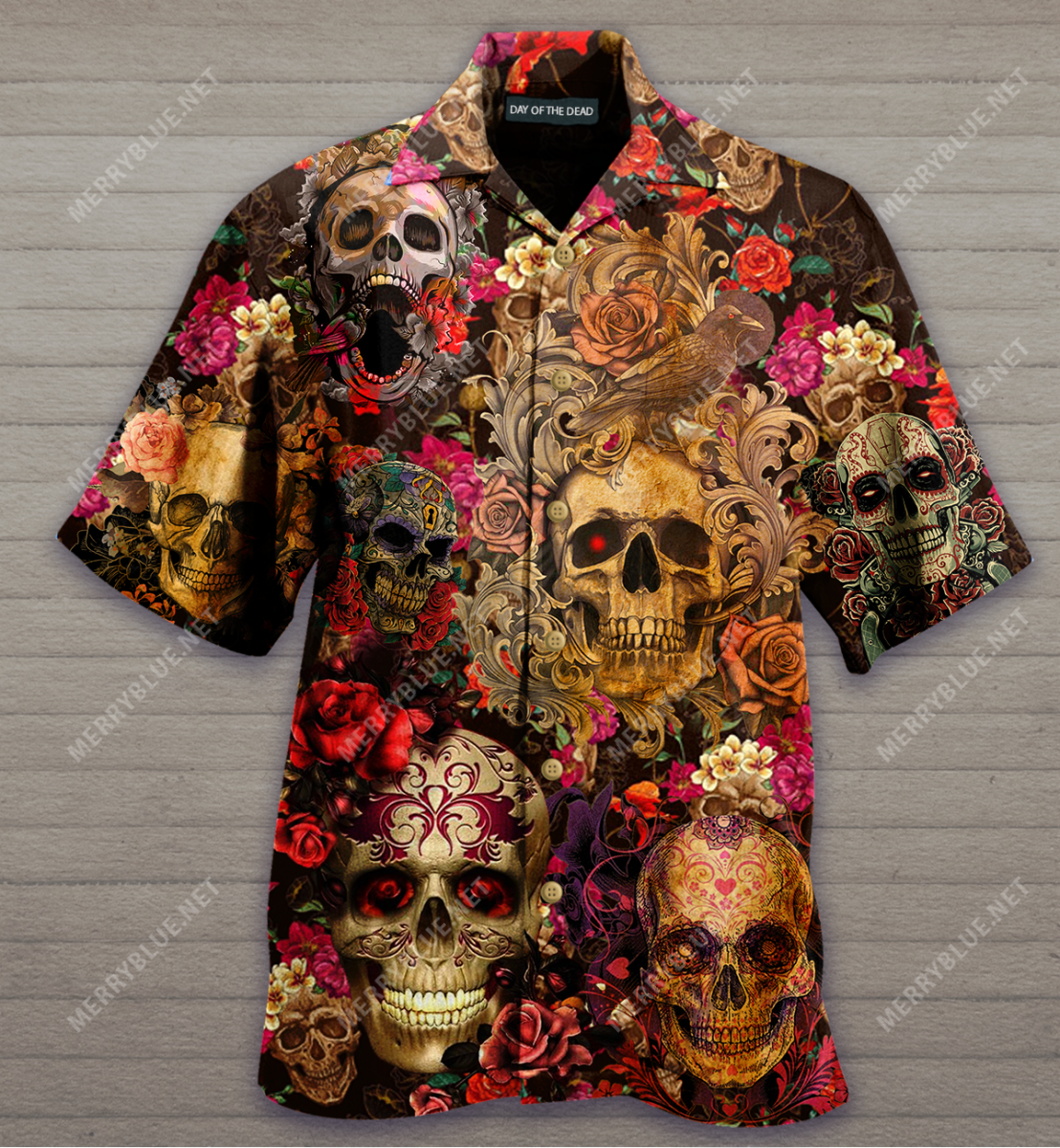 Day Of The Dead Unisex Hawaii Shirt Ha57075