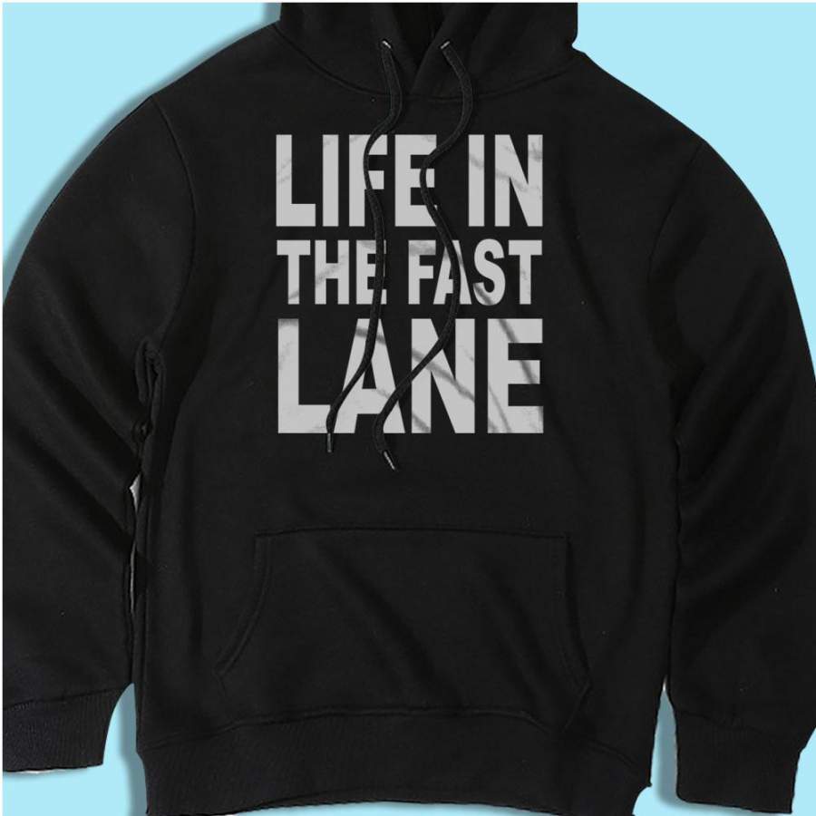 The Eagles Song Lyrics Life In The Fast Lane Men’S Hoodie