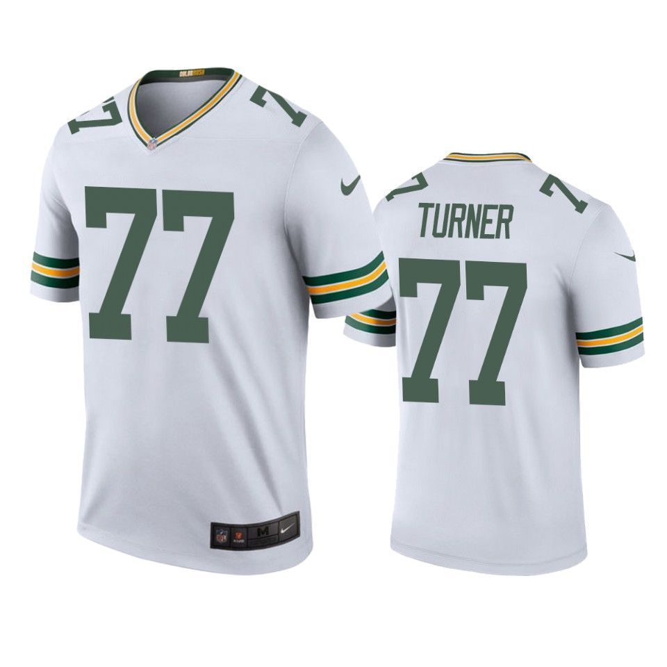 Green Bay Packers Billy Turner Color Rush Legend White Jersey Mens