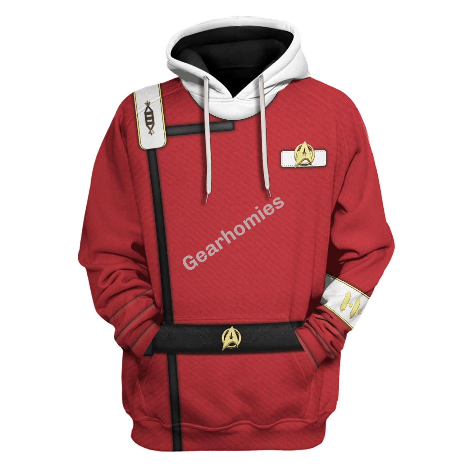 The Wrath Of Khan Officer Uniform Hoodie Pullover Sweatshirt Tracksuit