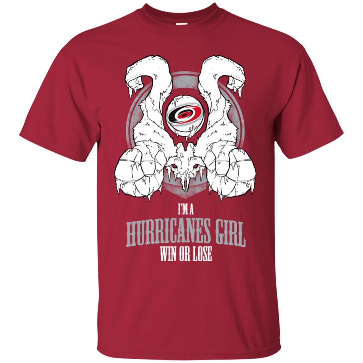 Carolina Hurricanes Girl Win Or Lose Tee Shirt Gift