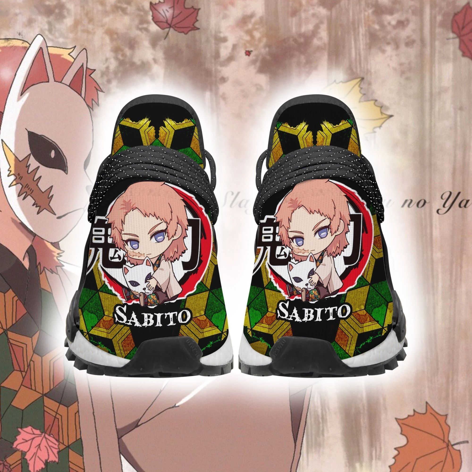 Sabito Shoes Custom Demon Slayer Anime Sneakers Unisex Men Women