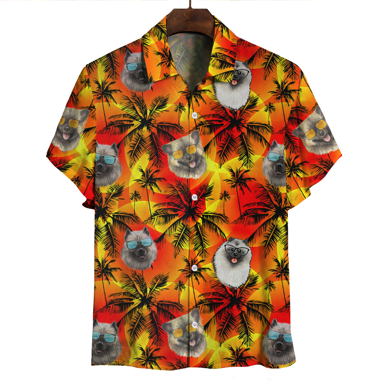 Aloha Hawaii Keeshond Shirt Ha34455