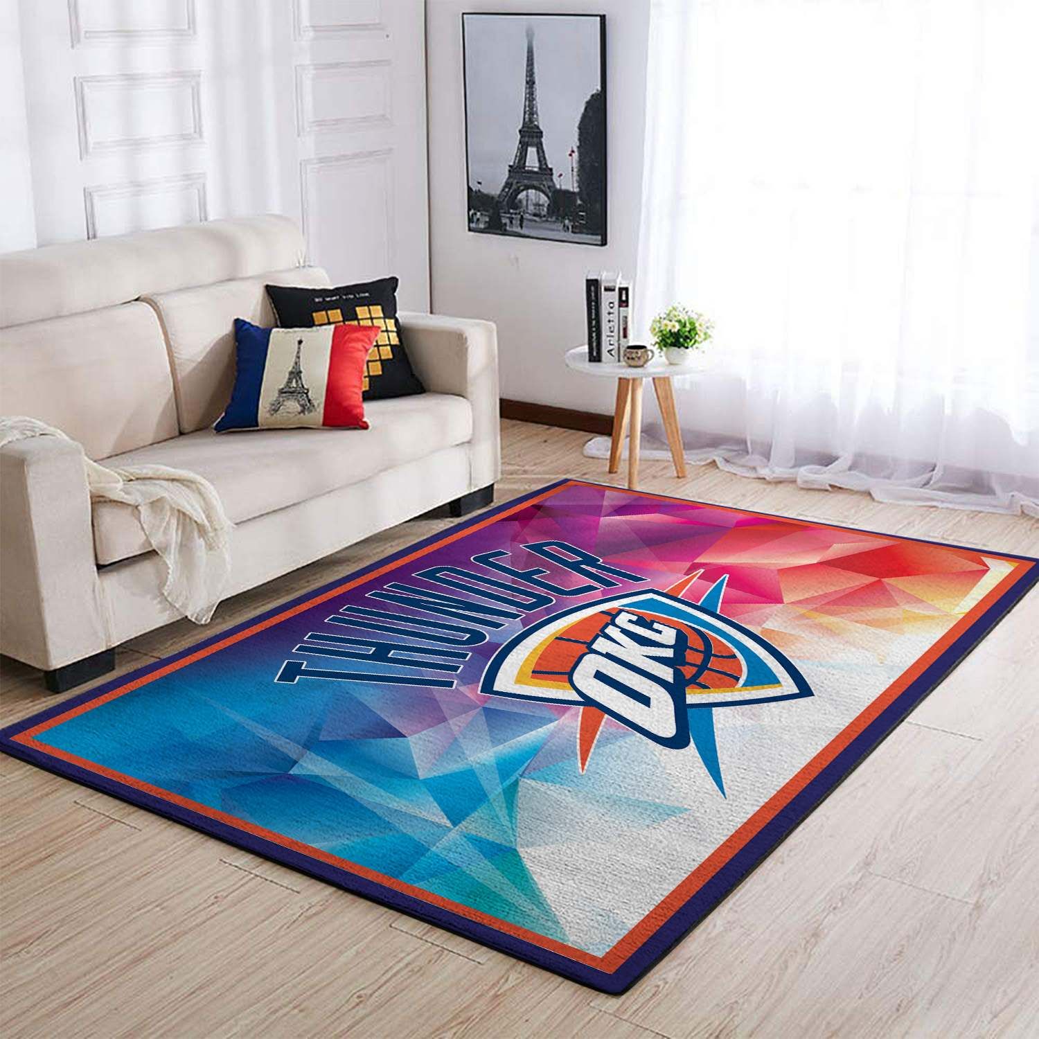 Oklahoma City Thunder Area Rugs Living Room Carpet SIC281206 Basketball Rugs Local Brands Floor Decor