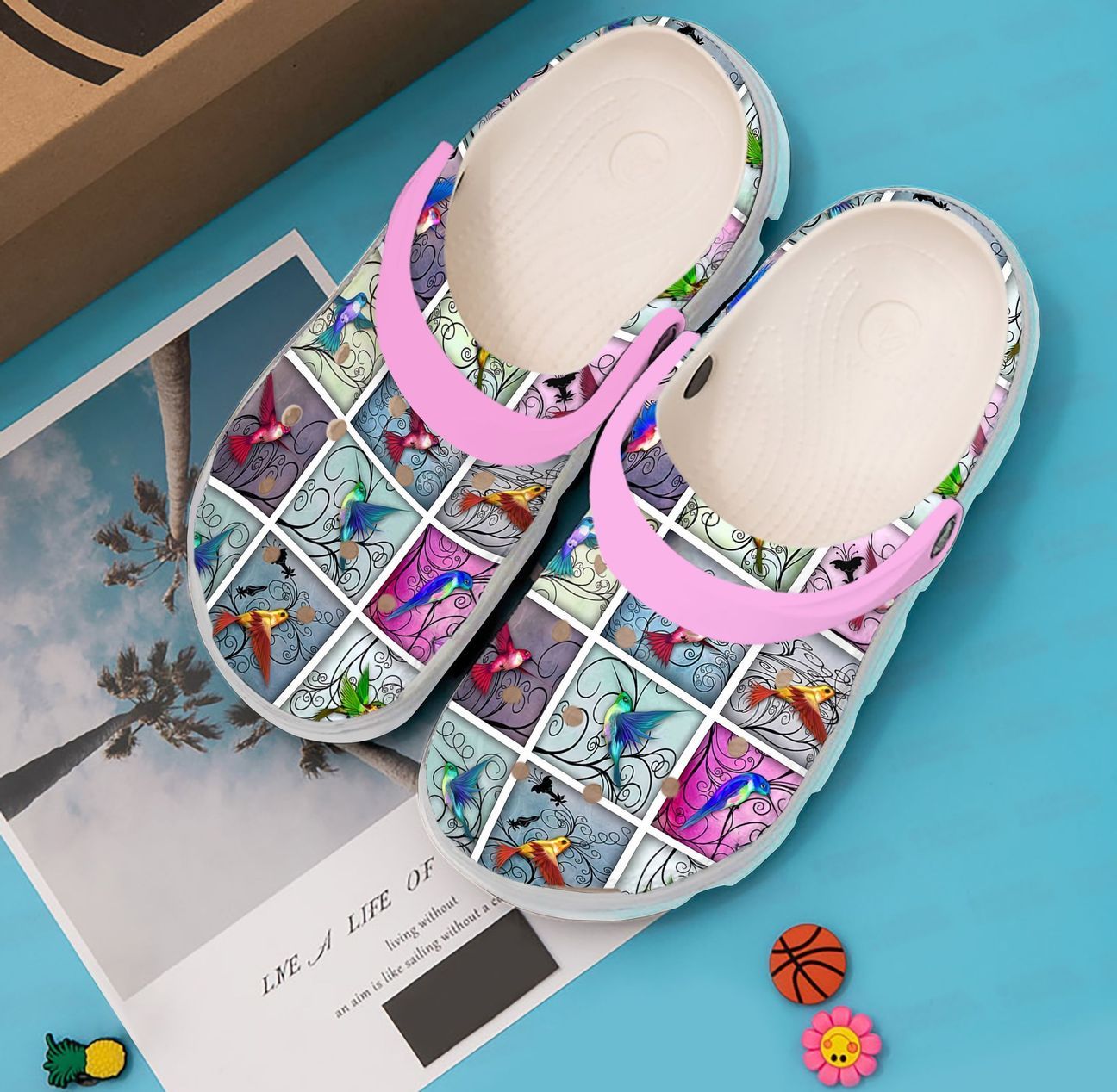 Hummingbird Personalized Clog, Custom Name, Text Hummingbird Lovers, Fashion Style For Women, Men, Kid, Print 3D