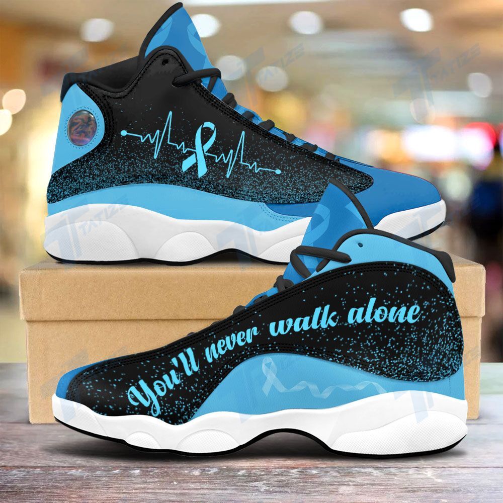 Child Abuse Awareness you’ll never walk alone 13 Sneakers XIII Shoes