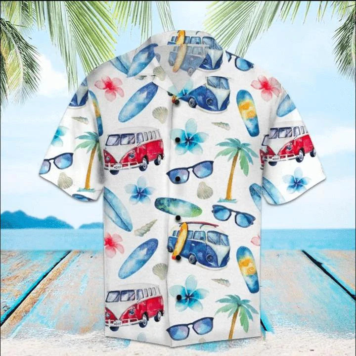 Camping Hippie Summer Aloha Hawaii Shirts For Men Women Ha78313