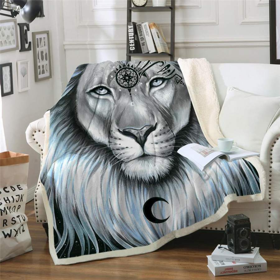 Lion Galaxy Sherpa Blanket