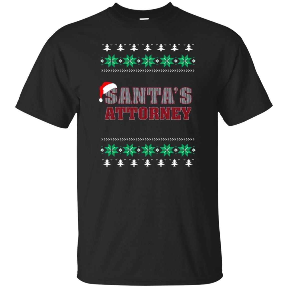 Buy Santa’s Attorney TShirt-Funny Ugly Christmas Sweater Tee