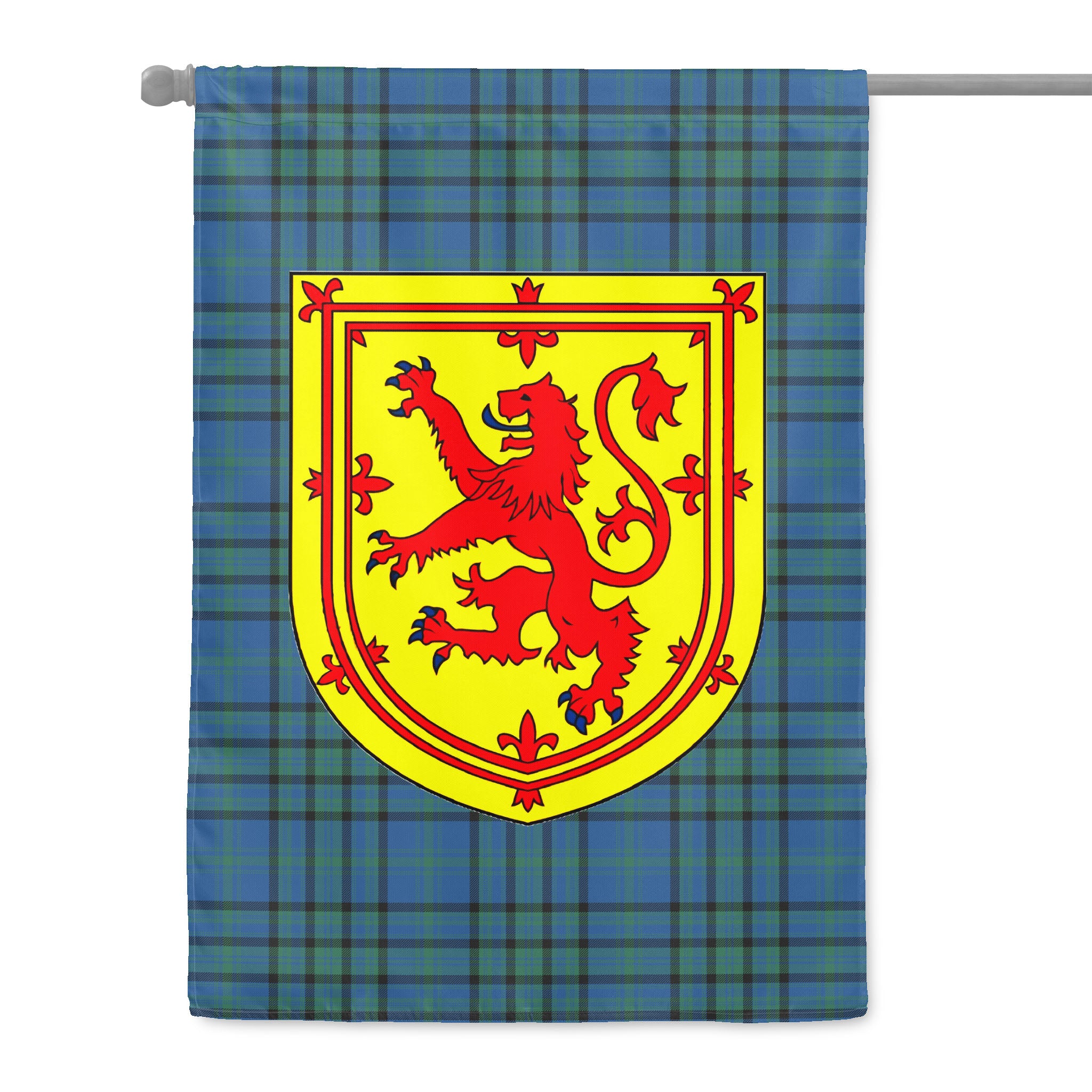 Scotstee Shop Tartan House Flag Matheson Hunting Ancient Tartan House Flag With The Lion Rampant