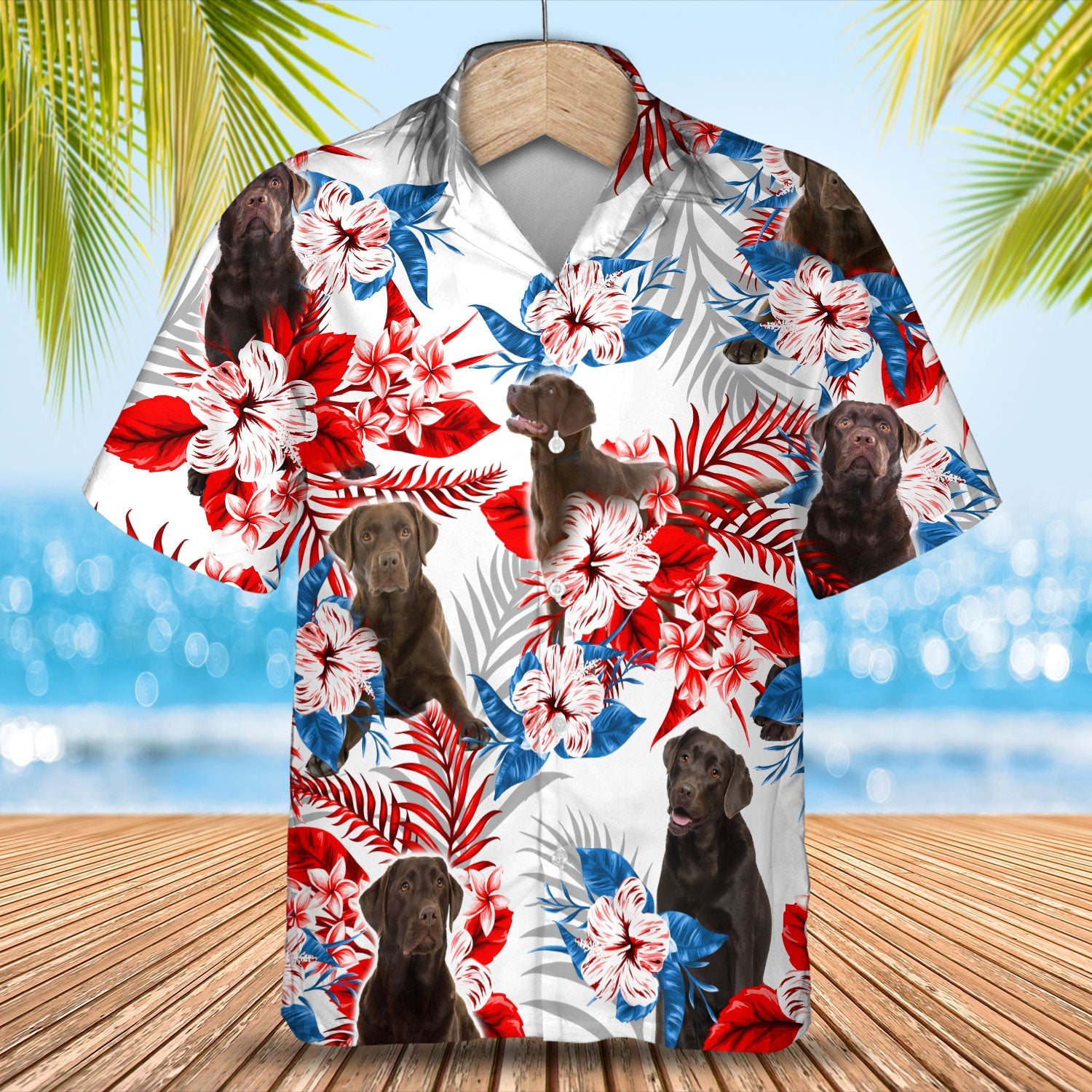 Labrador Chocolate Hawaii Shirt Summer Aloha Hawaii For Men And Women Ha40896