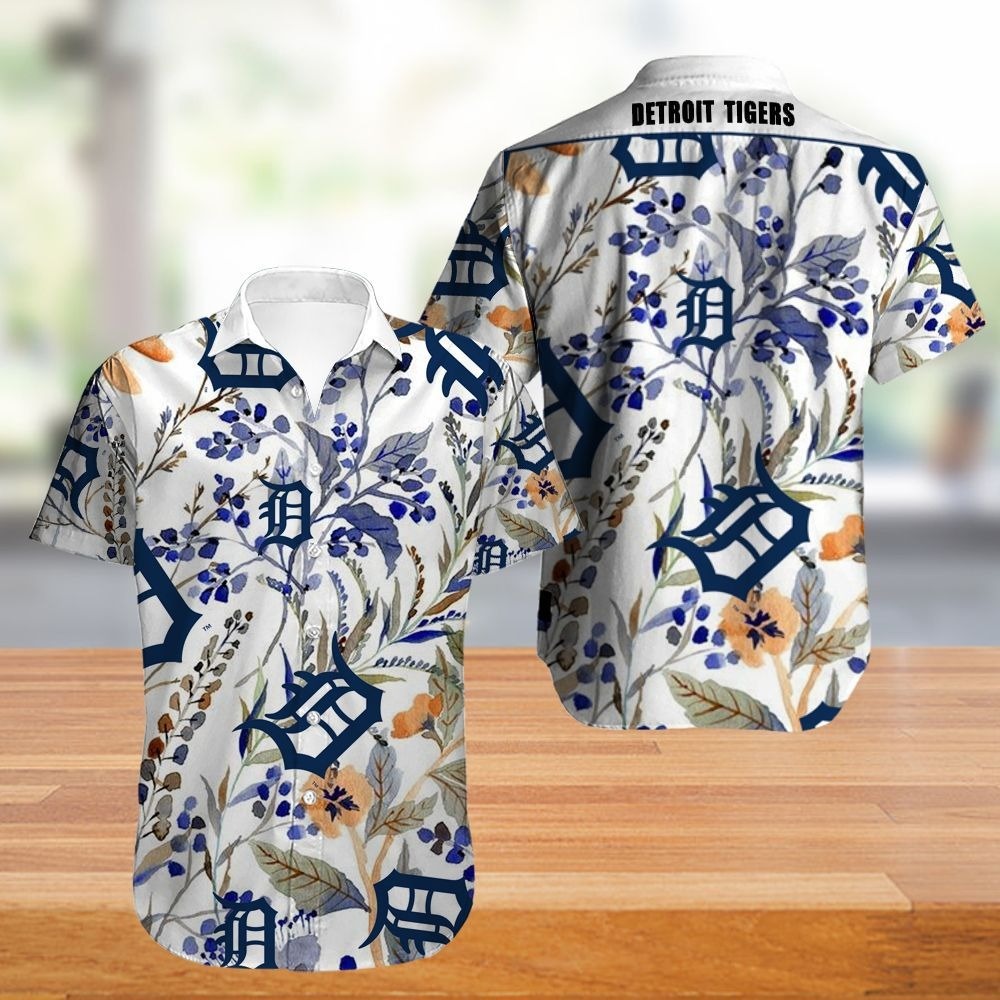 Detroit Tigers Hawaii Shirt Flower Summer Gift For Fans Ha31043