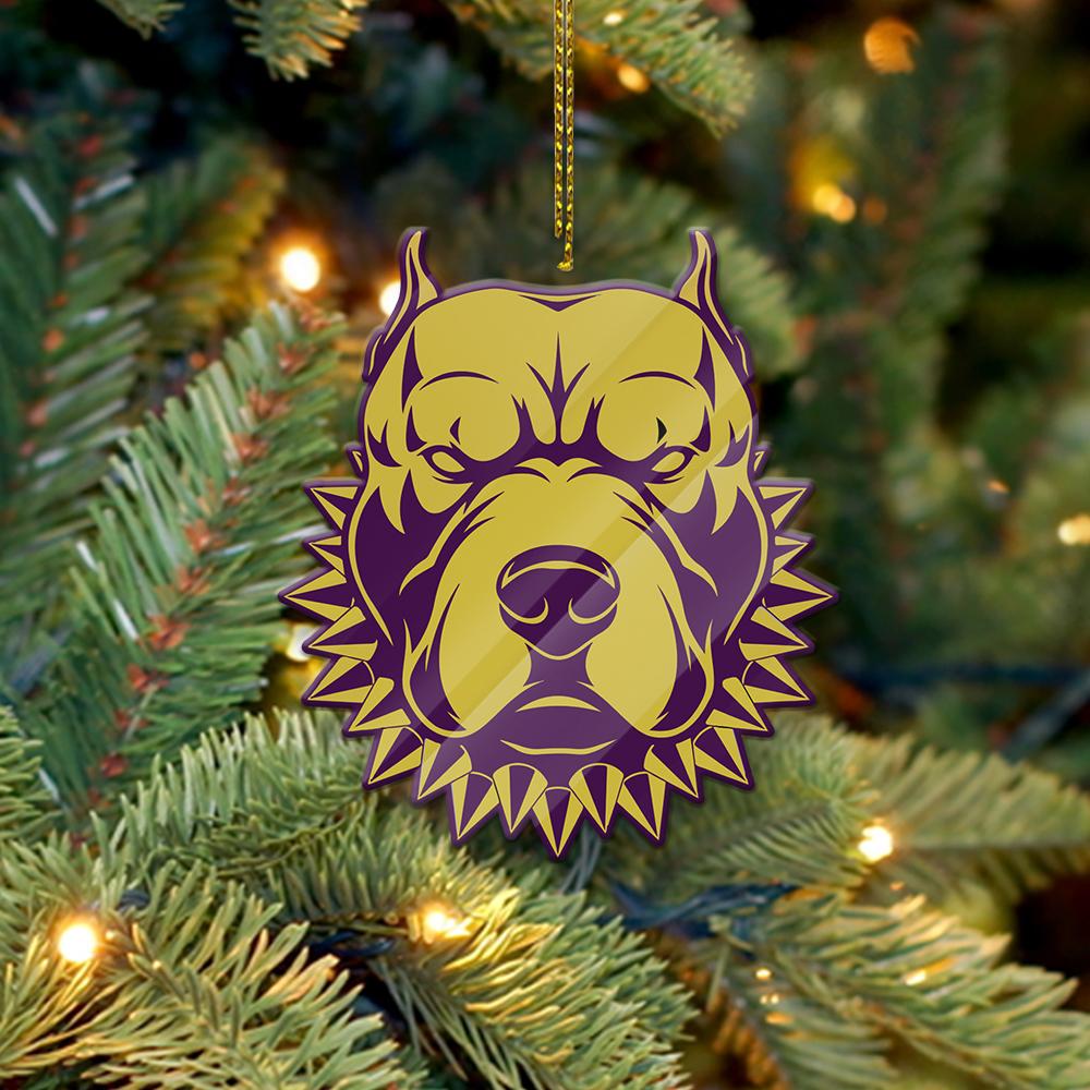 Wonderprint Ornament – Bulldog Omega Psi Phi Shape Acrylic Ornament Lt10